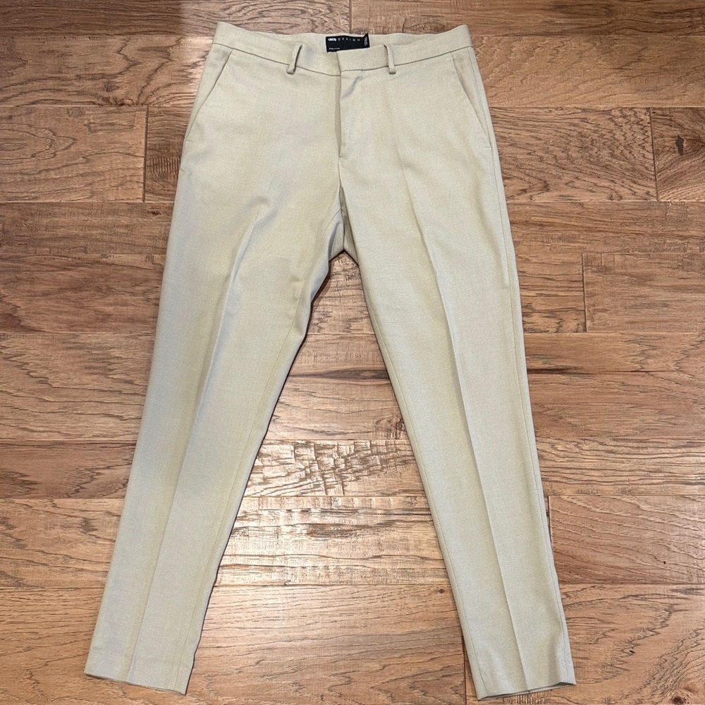 ASOS Men's Light Beige Dress Pants